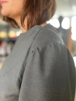 Preview: Sommerwolle Seide dunkelgrau